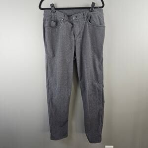 Lululemon ABC Pants Gray Slim Fit  Everyday Tech Comfort Size 33
